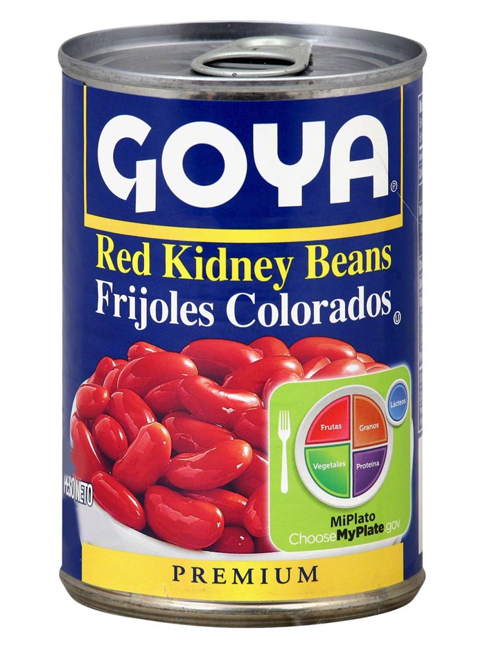 6710 - Goya Red Kidney Beans - 15.5 oz. (Pack of 24) - Box:  - Loc: G10