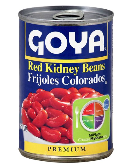 6710 - Goya Red Kidney Beans - 15.5 oz. (Pack of 24) - Box:  - Loc: G10