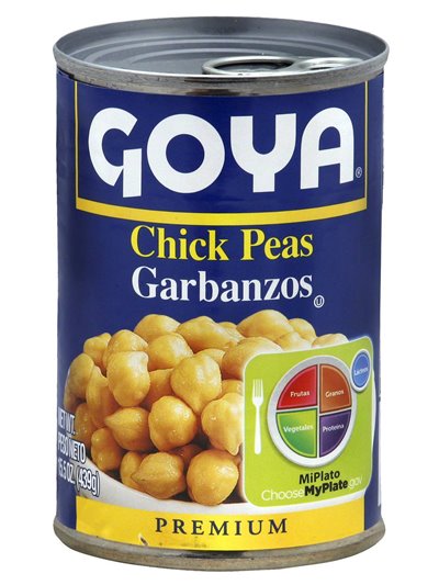 6712 - Goya Chick Peas - 15.5 oz. (Pack of 24) - Box:  - Loc: G11