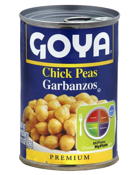 6712 - Goya Chick Peas - 15.5 oz. (Pack of 24) - Box:  - Loc: G11