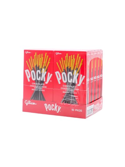 31798 - Pocky Chocolate Cream W/ Biscuit Sticks -  2.47oz/10ct. (Case of 12) - Box:  - Loc: L3
