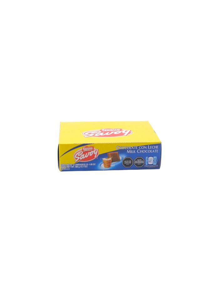 31831 - Nestle Savoy Milk Chocolate 1.05oz - 12ct. (Case of 6) - Box:  - Loc: M7