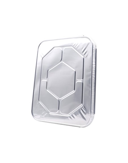31868 - Capacity. Half Size Aluminum Steam Table Covers - 100ct - Box:  - Loc: N9