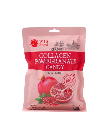 31869 - Collagen Pomegranate Candies 3.53 oz - Box:  - Loc: M1