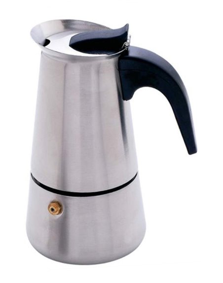 7283 - Uniware S/S Espresso Coffee Maker 9 Cups - Box:  - Loc: J13