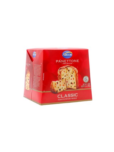 31888 - Arcor Classic Panettone - 14.1oz. (Case of 18) - Box:  - Loc: 