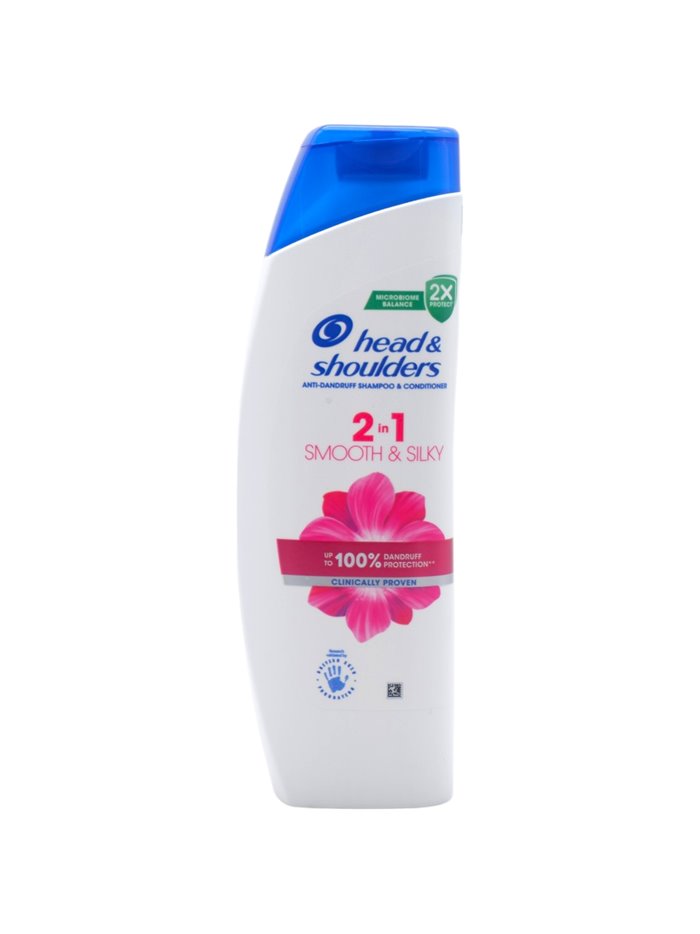31922 - Head & Shoulder 2 in 1 Smooth & Silk Fresh - 12.2/13.5 fl. oz. ( 330 ml ) - Box:  - Loc: K10
