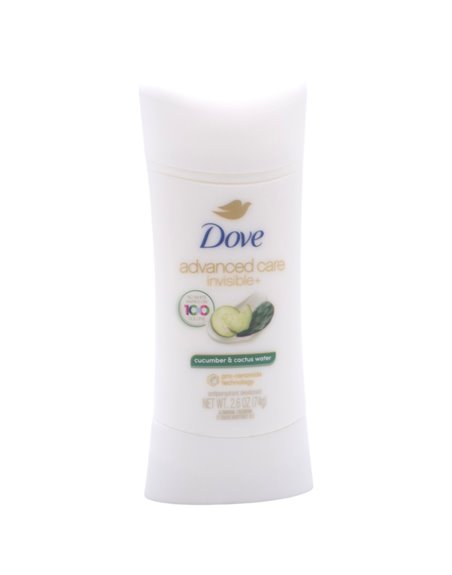 31944 - Dove Deodorant Advanced Care Invisible, Cucumber & Cactus Water - 2.6 oz. (4 Pack) - Box:  - Loc: K7