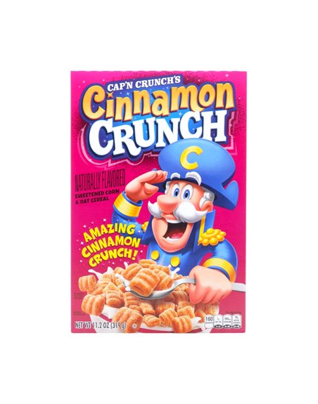 31958 - Cap'n Crunch's Cinnamon - 11.2 oz. (Case of 14) - Box:  - Loc: F2
