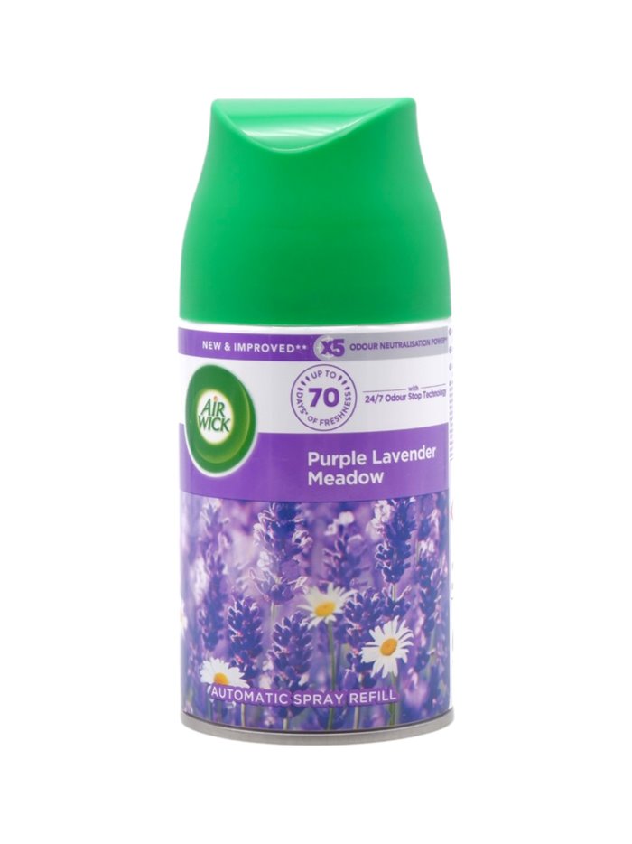 31980 - Air Wick Refill Ultra Machine Can, Purple Medow Lavender - 250ml (Case of 6) - Box:  - Loc: I6