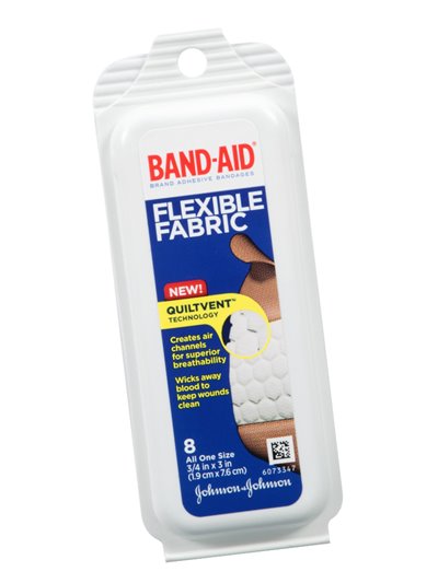 8813 - Johnson & Johnson Band Aid, 8ct - (Pack of 12) - Box:  - Loc: K11