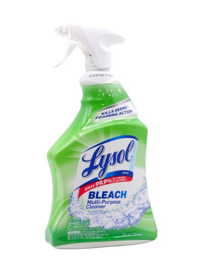 32038 - Lysol Disinfectant Spray, Bleach Multi Purpose Cleaner - 32oz. (12 Pack) Green 78914 - Box:  - Loc: 
