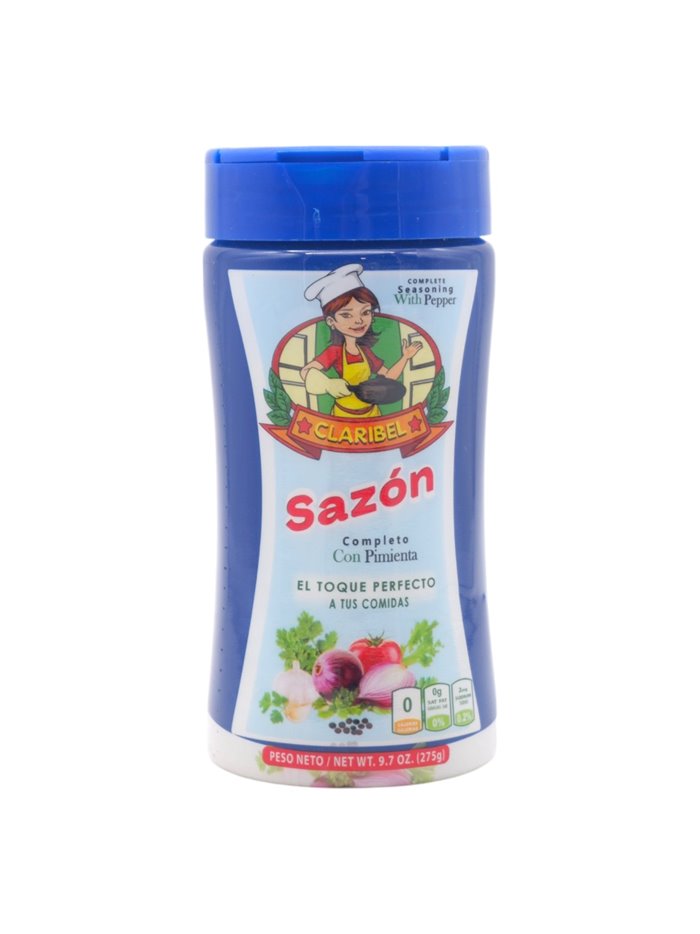 32041 - Claribel Sazón Completo With Pepper (Con Pimienta). 9.7oz. Case of 24 - Box:  - Loc: P12