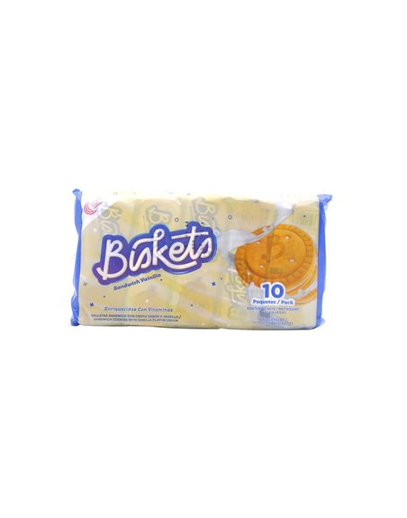 32053 - Biskets Galletas De Vanilla 1.69oz - 10pk. (Case of 18) - Box:  - Loc: 
