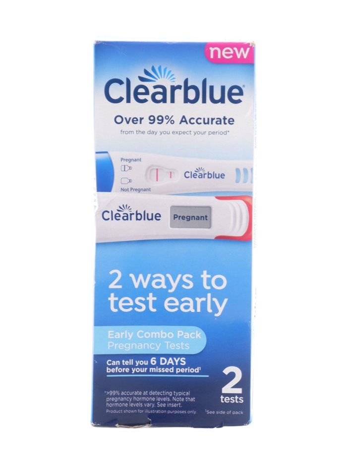 32066 - Clear Blue Pregnancy Test (Early Detection). 2ct - Box:  - Loc: K10