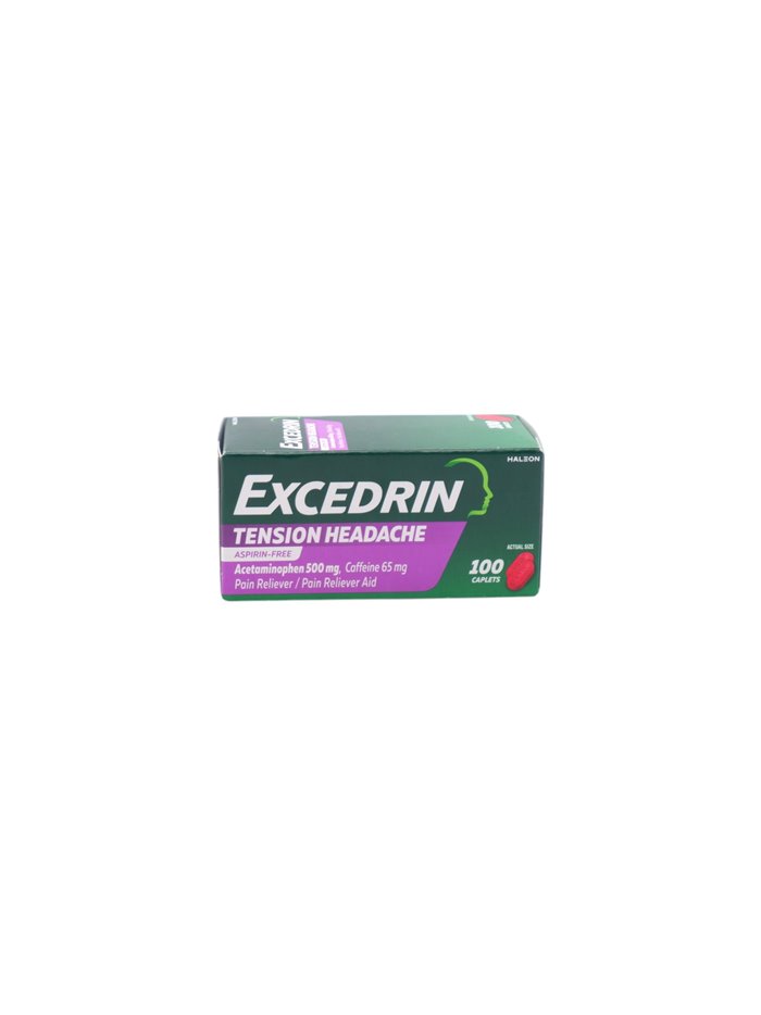 32079 - Excedrin Tension Headache. 500mg - 100 Caps - Box:  - Loc: K1
