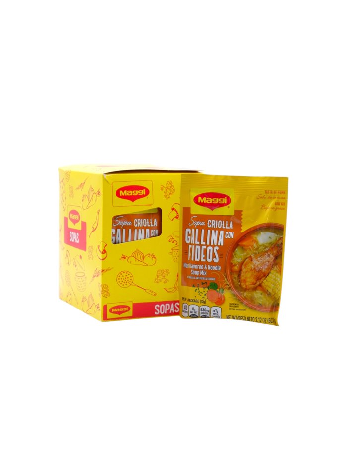 32090 - Maggi Sopa De Gallina Criolla - 12ct (Case Of 2 Pkg) - Box:  - Loc: N4