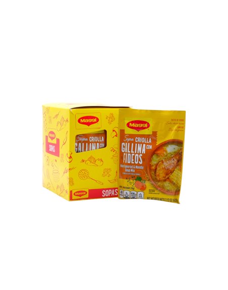 32090 - Maggi Sopa De Gallina Criolla - 12ct (Case Of 2 Pkg) - Box:  - Loc: N4