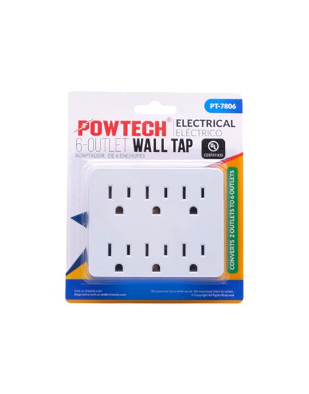 32095 - Powtech 6 Outlet Wall Tap ( PT-7806 ) - Box:  - Loc: 41M