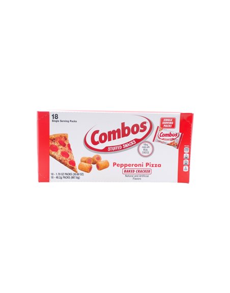 32132 - Combos Pepperoni Cracker 6.3oz   - 12ct - Box:  - Loc: L4