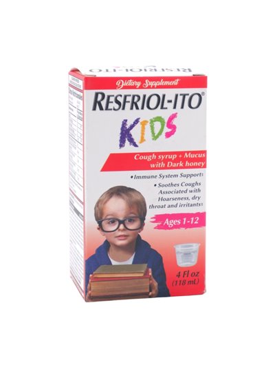 32165 - Resfriol-ito Kids Cough Syrup Mucus 4 oz - Box:  - Loc: 