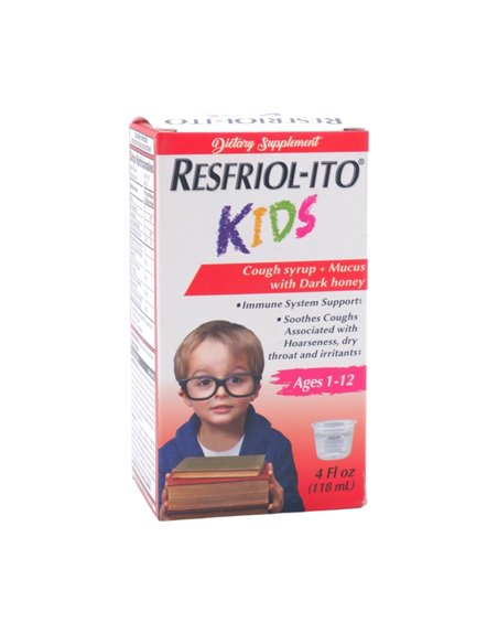 32165 - Resfriol-ito Kids Cough Syrup Mucus 4 oz - Box:  - Loc: 