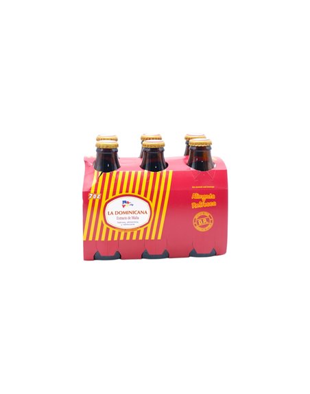 32196 - Dominican Malta India -7oz (Case of 24) 6 Pack - Box:  - Loc: E9