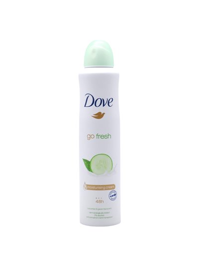 32205 - Dove Deodorant Spray,  Cucumber & Green Tea (Go Fresh) - 250ml/(Case Of 6) - Box:  - Loc: 31M