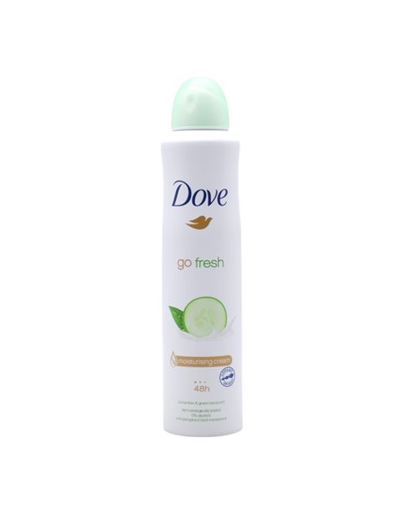 32205 - Dove Deodorant Spray,  Cucumber & Green Tea (Go Fresh) - 250ml/(Case Of 6) - Box:  - Loc: 31M