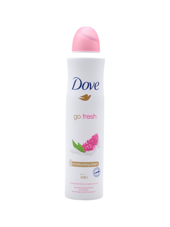 32207 - Dove Deodorant Spray,  Go Fresh (Pomegranate & Lemon Verbena Scent - 250ml/(Case Of 6) - Box:  - Loc: 31M