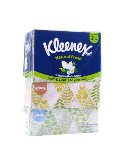 32214 - Kleenex Natural Fresh  Tissues - Pack Of 4 Count - Box:  - Loc: J4