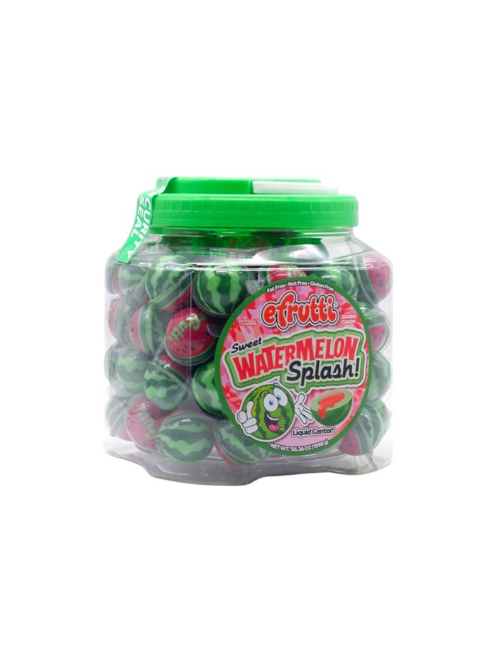 32221 - Efrutti Jar Watermelon Splash Gummi - 85ct Count - Box:  - Loc: L11
