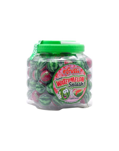 32221 - Efrutti Jar Watermelon Splash Gummi - 85ct Count - Box:  - Loc: L11