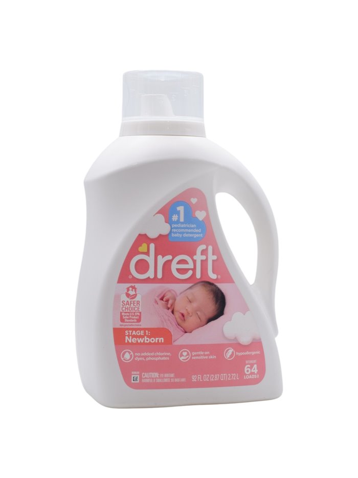 32252 - Dreft NewBorn Liquid Detergent, - 92 fl. oz. (Case of 4) - Box:  - Loc: C4