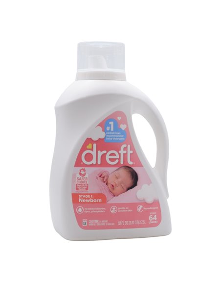 32252 - Dreft NewBorn Liquid Detergent, - 92 fl. oz. (Case of 4) - Box:  - Loc: C4