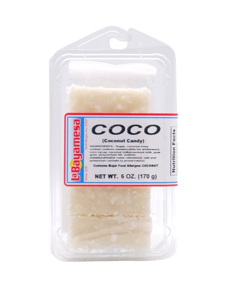 32277 - La Bayamesa Coco Blanco - 6 oz. (Case of 36) - Box:  - Loc: 