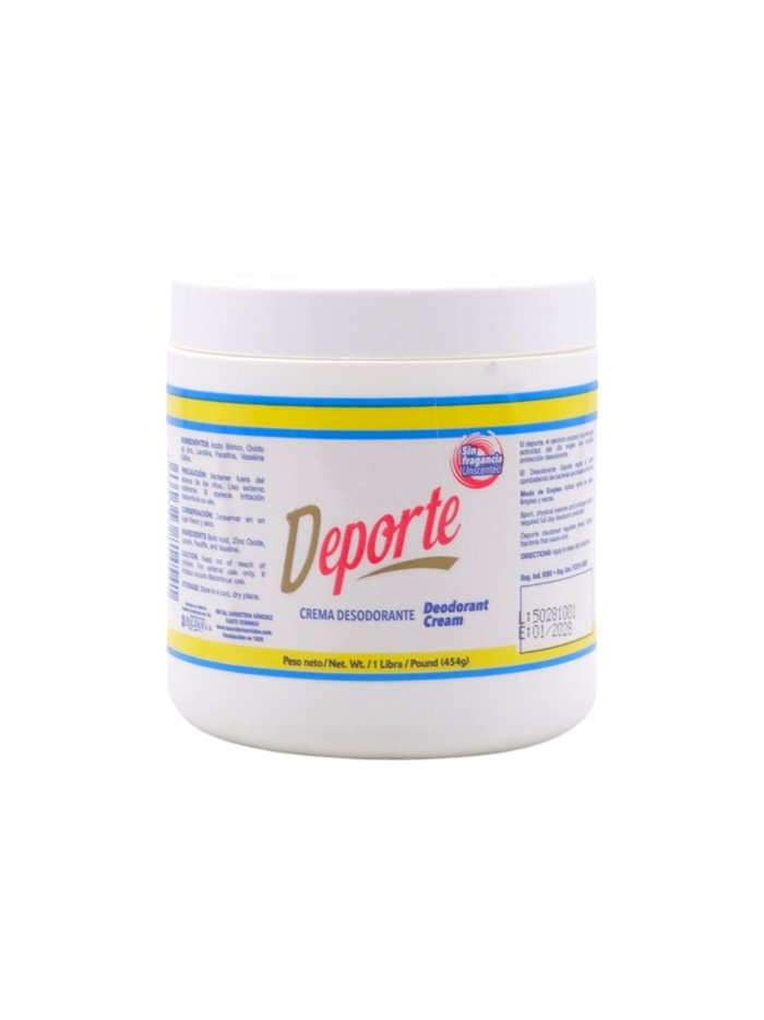 32314 - Deporte Deodorant Cream -  16oz - Box:  - Loc: 