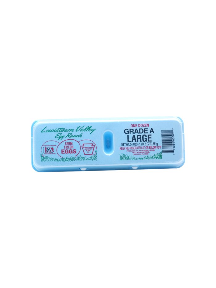 32323 - Heisler's Grade A Large Fresh Eggs - 30 Dozen Per Case. - Box:  - Loc: D4