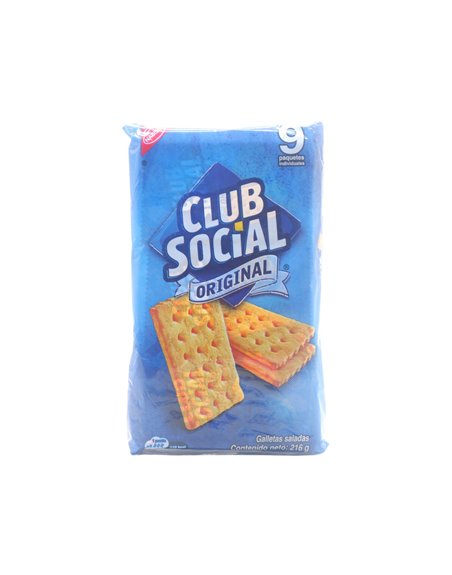 32328 - Nabisco Galleta Club Social Original -9pk/216g - Box:  - Loc: 