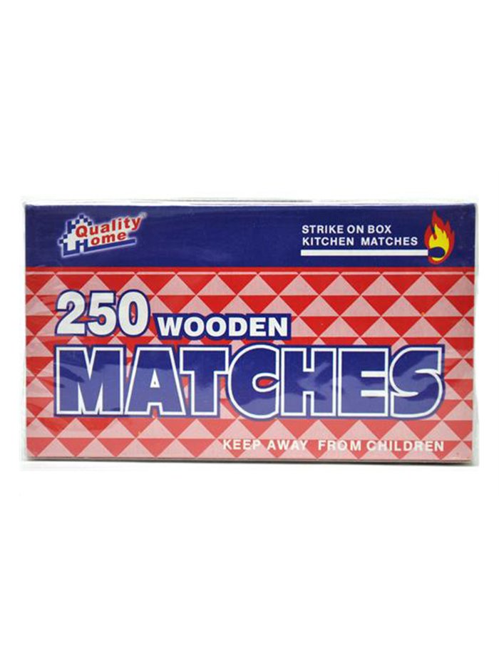 9671 - Kitchen Wooden Matches - 48 Pack/250ct. 43000 - Box:  - Loc: I8