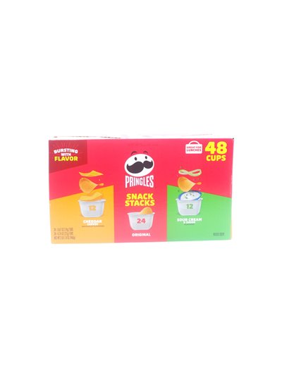 32360 - Pringles Variety Pack - 2LB 1.8oz (48 Cups) - Box:  - Loc: N4
