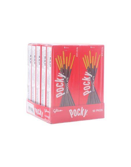 32373 - Pocky Chocolate. Biscuit Sticks -  1.41oz/10ct. (Case of 20) - Box:  - Loc: L3
