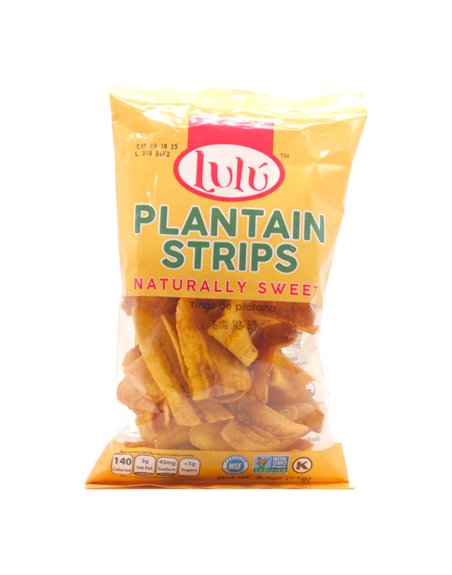 32380 - Lulú Plantain Strip, Naturally Sweet - 2.5 oz. (Case of 24) - Box:  - Loc: P3