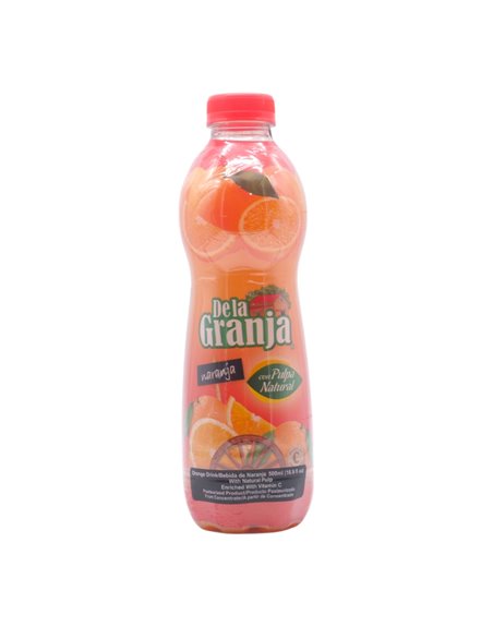 32441 - De La Granja Orange Juice, 16.9 fl oz - 12 Pack - Box:  - Loc: D5
