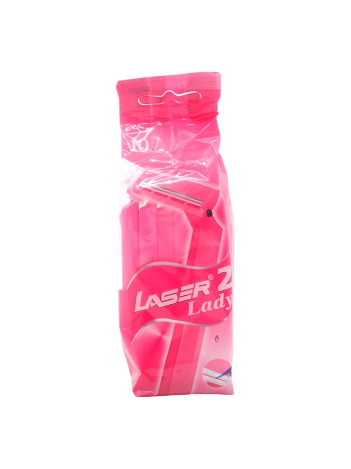 32469 - Laser II Lady Razor - 10ct. (Case of 20) - Box:  - Loc: L0