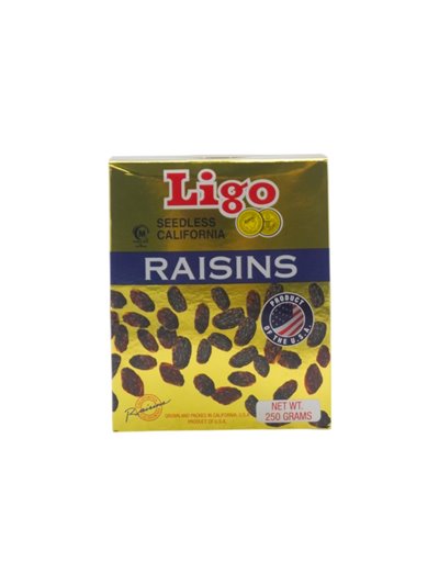 32509 - Ligo Raisins, 250gr. - Box:  - Loc: N3