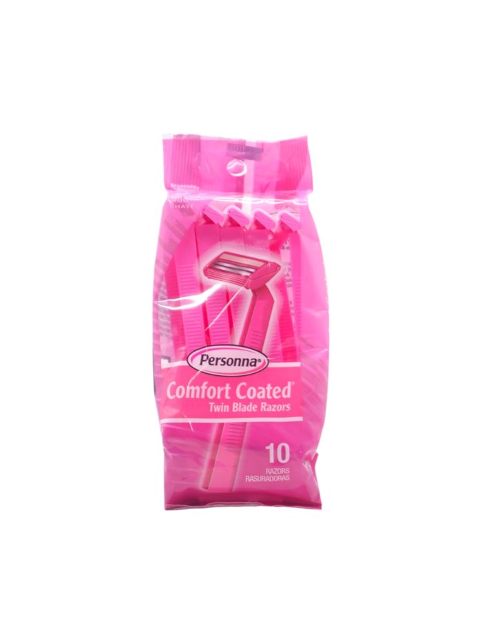 32511 - Personna Pink (Women) Doble Edge Razors- 10ct - Box:  - Loc: K12