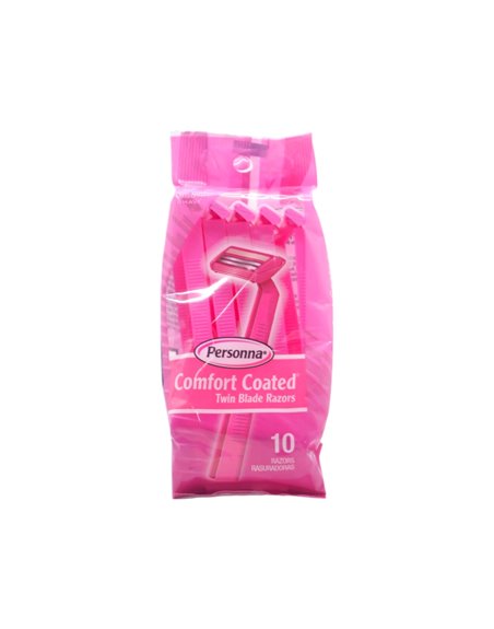 32511 - Personna Pink (Women) Doble Edge Razors- 10ct - Box:  - Loc: K12