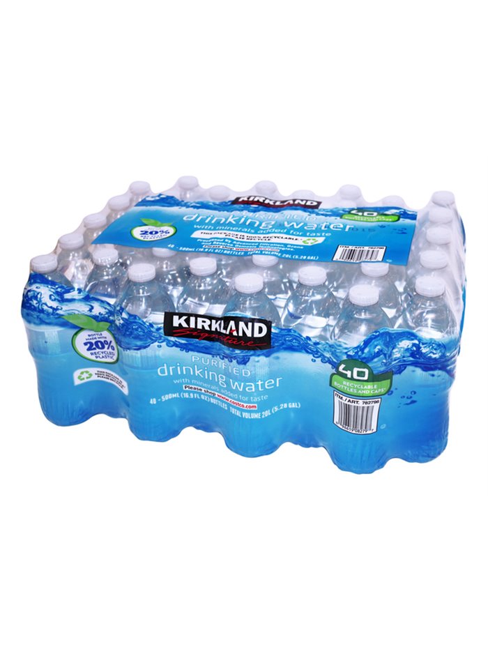 9870 - Purified Water, 16.9 fl oz - 40 Pack - Box:  - Loc: I12-H13