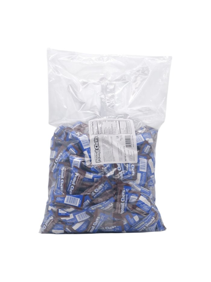 32570 - Peanut Chews Milk Chocolatey (Blue) - (225ct)/4.4Lbs - Box:  - Loc: M7